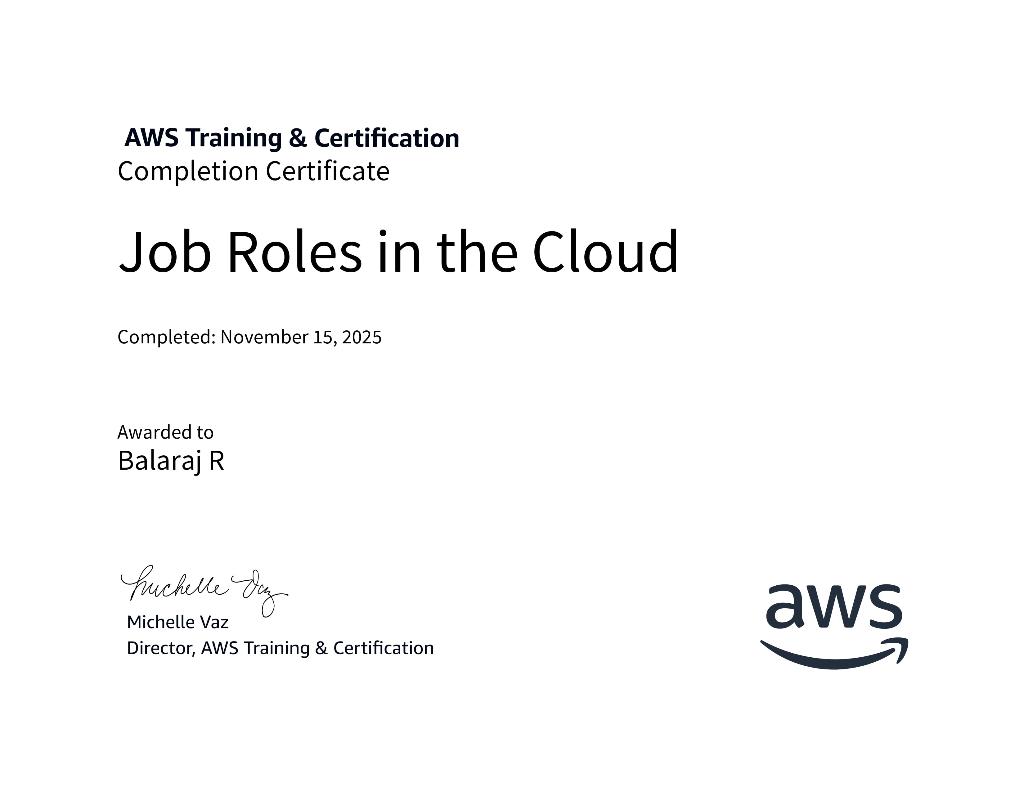 AWS Job Roles in the Cloud